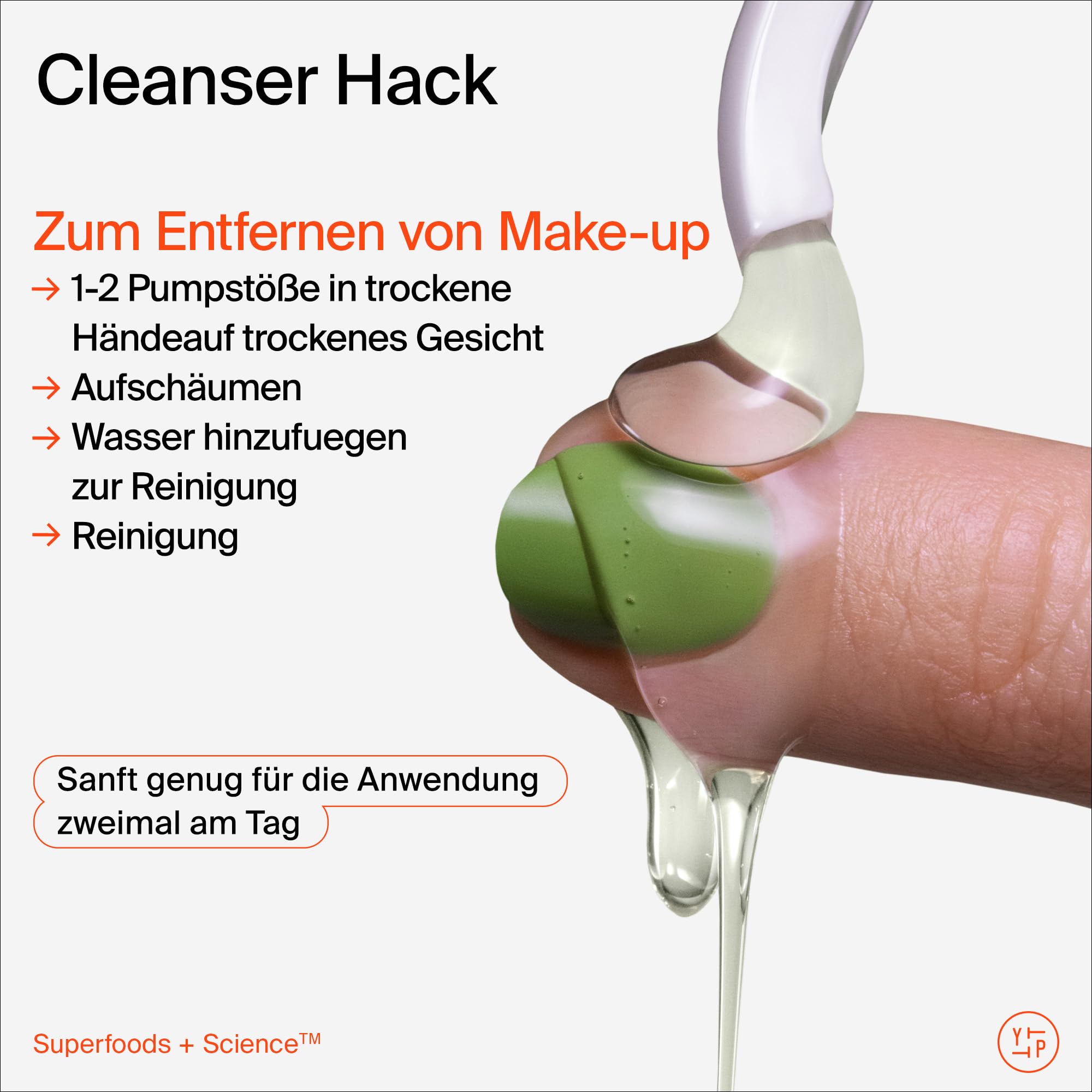 Youth To The People Superfood Cleanser, Gesichtsreiniger, mit Grünkohl, grünem Tee & Spinat, pH-neutral, für alle Hauttypen, sanfter Make-up-Entferner für empfindliche Haut