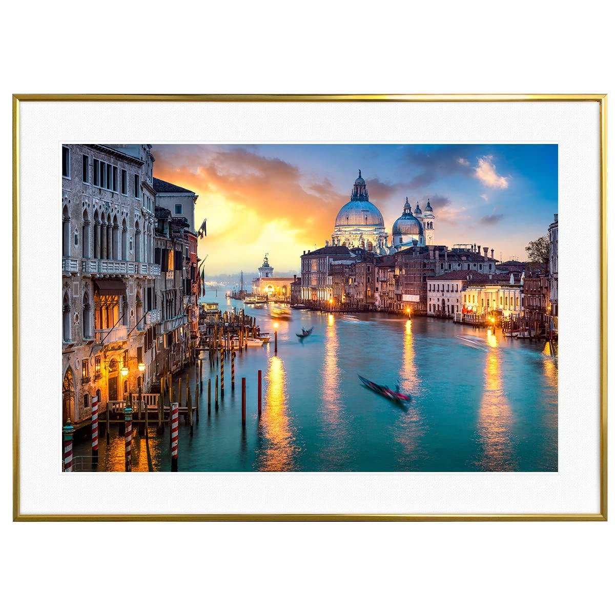Amazon.co.jp: インテリアアート ポスター イタリア写真 ヴェネチアの