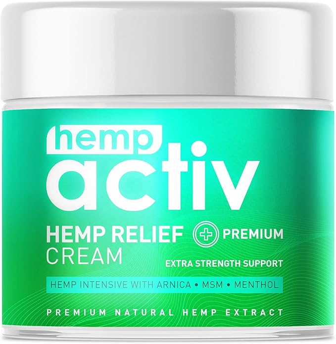 Hempactiv Joint & Muscle Relief Cream, Infused with Hemp