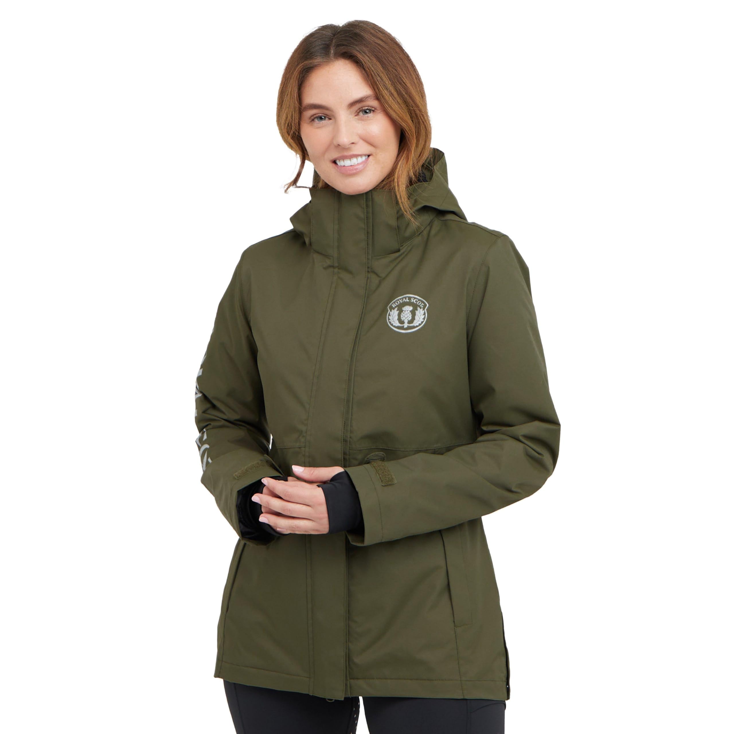 Royal Scot Women's Olivia Waterproof Riding Jacket Olive Size 18