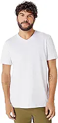 Camiseta MM Regular gola V Hering Masculino