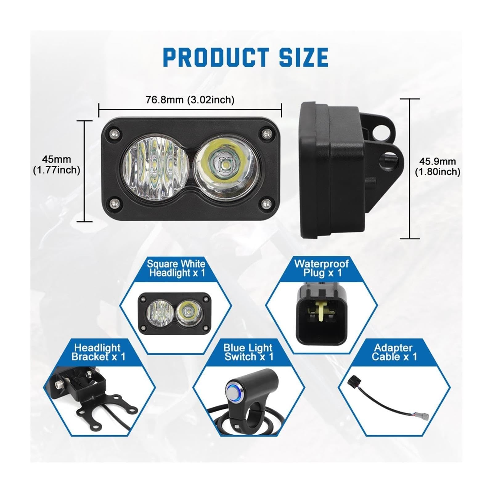 Faro Moto Per Sur Ron Talaria Sting R MX4 Faro Anteriore