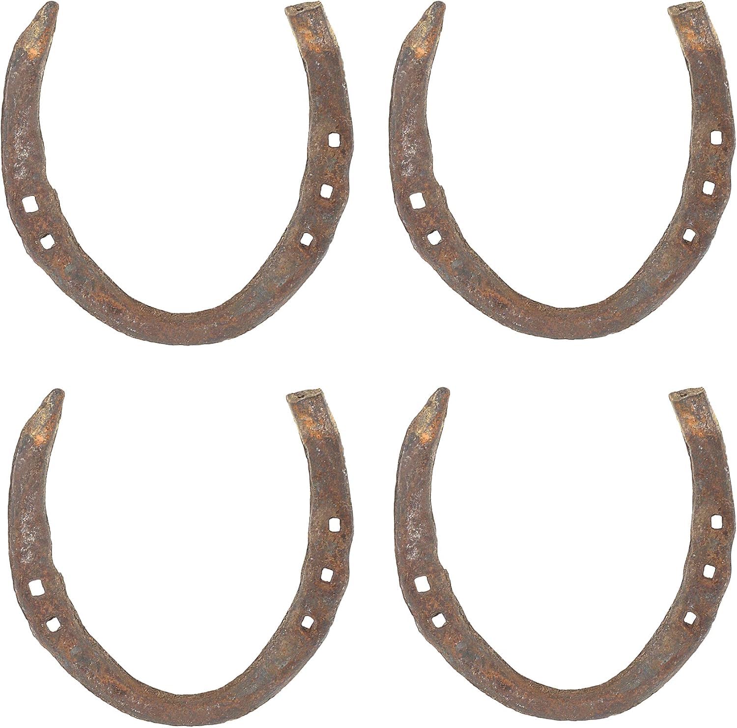 Wonder Care Authentic Used Horseshoe Good Luck Charm/Rustic/Auspicious Lucky Gift Cast Iron Real Horseshoe for Wall Decorations Prosperity and Fortune