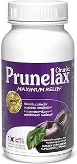 Prunelax Ciruelax Maximum Relief Natural Laxative for Occasional Constipation, 100 Tablets