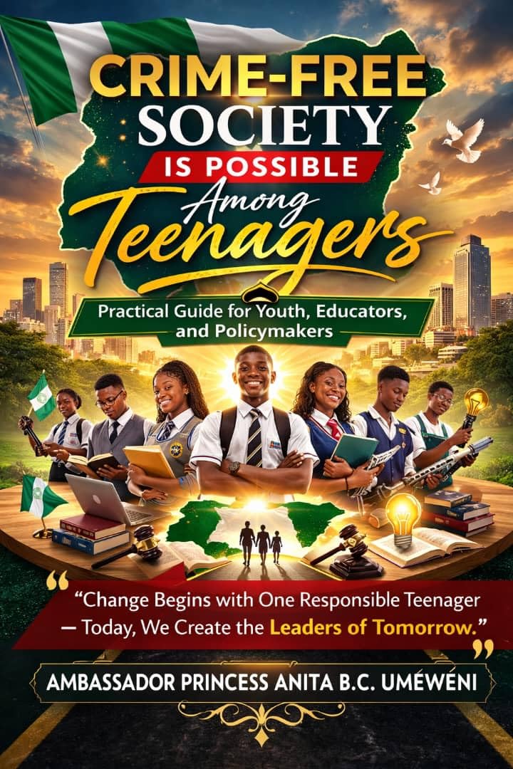 Crime-Free Society is possible among teenagers (English Edition)