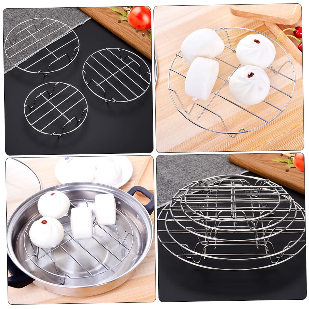 Alipis Rejillas De Enfriamiento De Alambre Rejillas Para Hornear Para Horno Para Cocinar