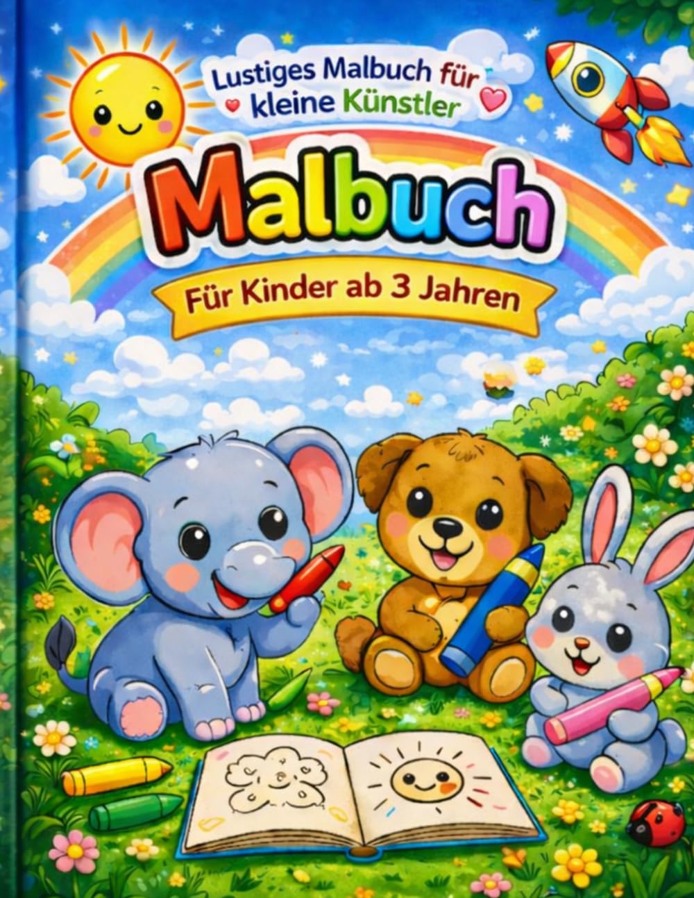 Mein erstes Malbuch – für Kinder ab 3 Jahren