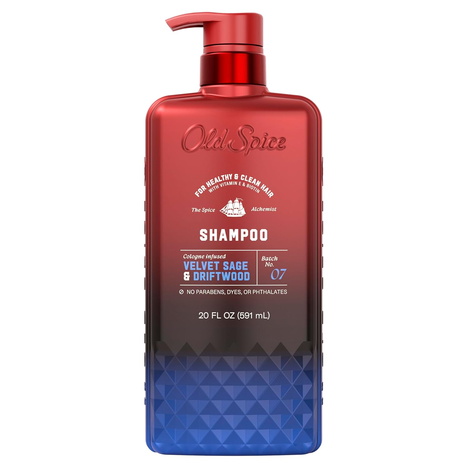 Old Spice Men's Shampoo, The Spice Alchemist Collection, 24/7 Cologne-Infused Velvet Sage & Driftwood Scent, Free of Parabens & Phthalates, 21.9 fl oz - Image 8