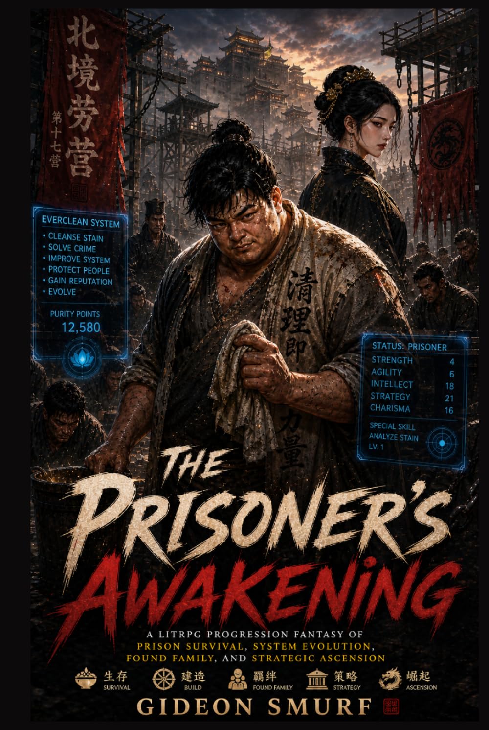 The Prisoner's Awakening: A LitRPG Progression Fantasy of Prison Survival, System Evolution, Found Family, Political Intrigue, and Strategic Kingdom Building (The Grime Strategist Series)
