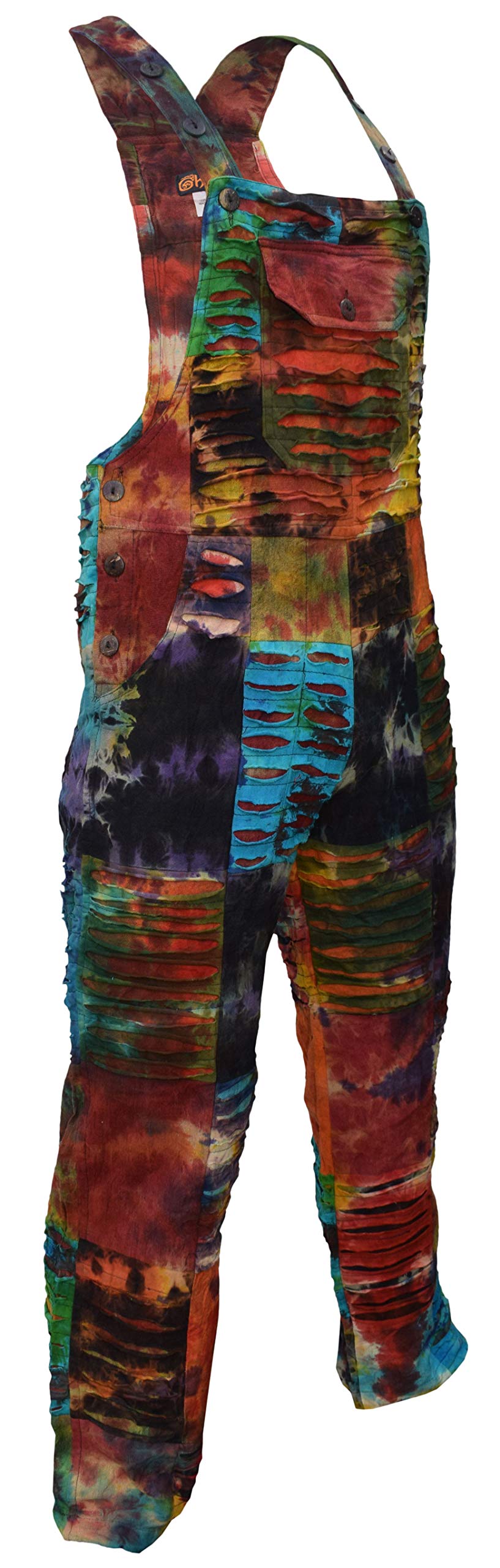 Gheri Salopette multicolore en coton pour femme