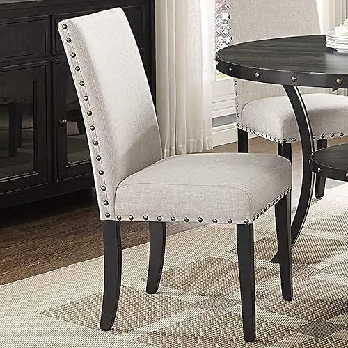 Miniatura 2 de New Classic Furniture Crispin - Silla de comedor (2 unidades), color natural