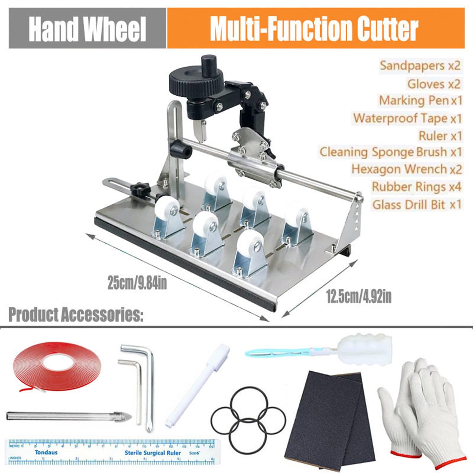Kit Professionale Per Tagliare Bottiglie Di Vetro, Tagliavetro Di Precisione Fai Da Te, Per Bottiglie Quadrate, Rotonde E Irregolari, Strumenti Per Tagliare Bottiglie Wine Fix