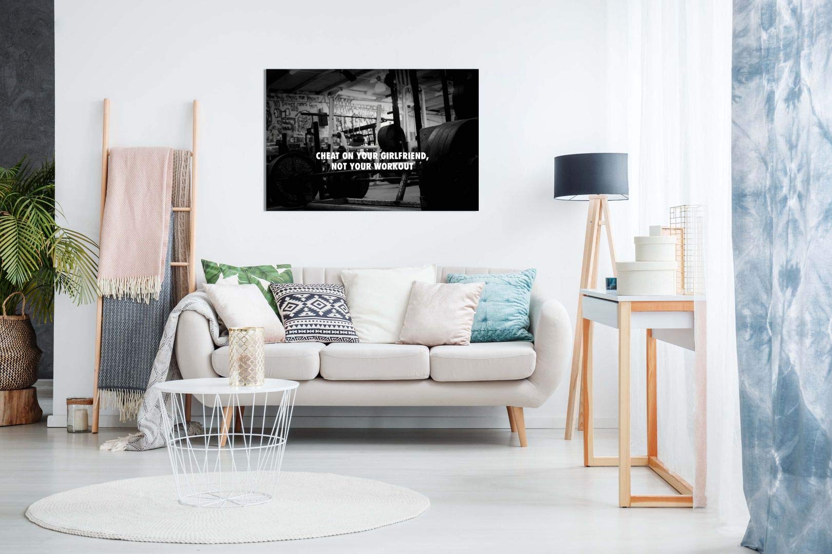 Impression sur toile de motivation de gymnastique (24 x 16 in)
