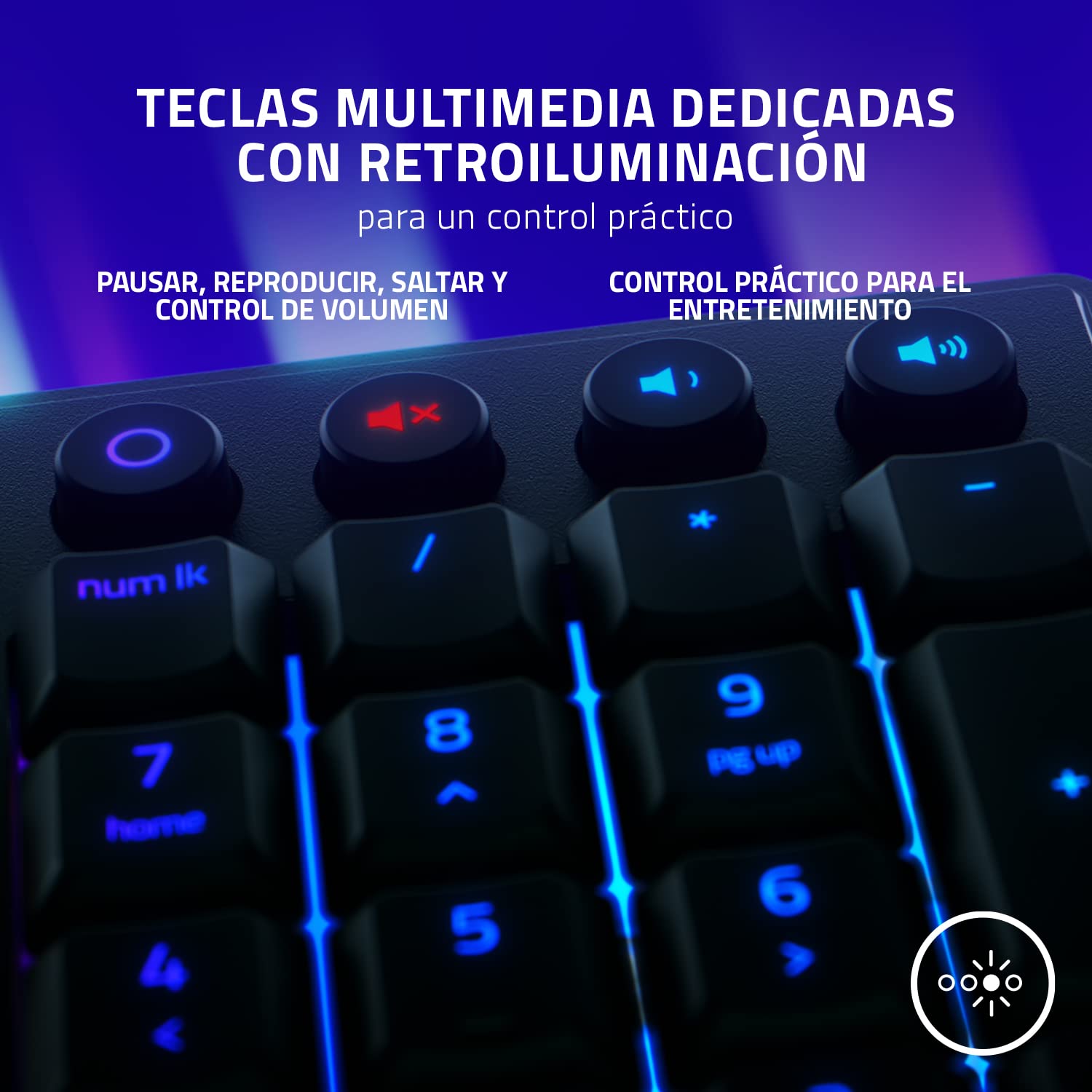 Razer Ornata V3 - Teclado para Juegos de Perfil Bajo (Interruptor Híbrido de Membrana Mecha, Teclas Recubiertas de UV, Reposamuñecas Magnético Suave al Tacto, RGB Chroma) QWERTY Teclado ES | Negro