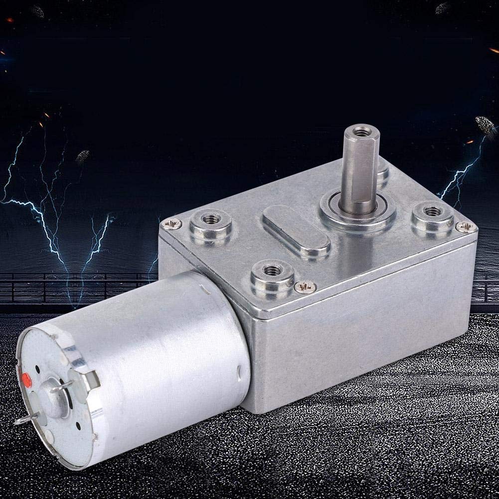 Getriebemotor, Micro DC 6V Schneckengetriebemotor mit Drehmoment Drehzahlminderungsmotor 5/10/20/25/30/40/50/100/150RPM DC Untersetzungsmotor(10RPM)
