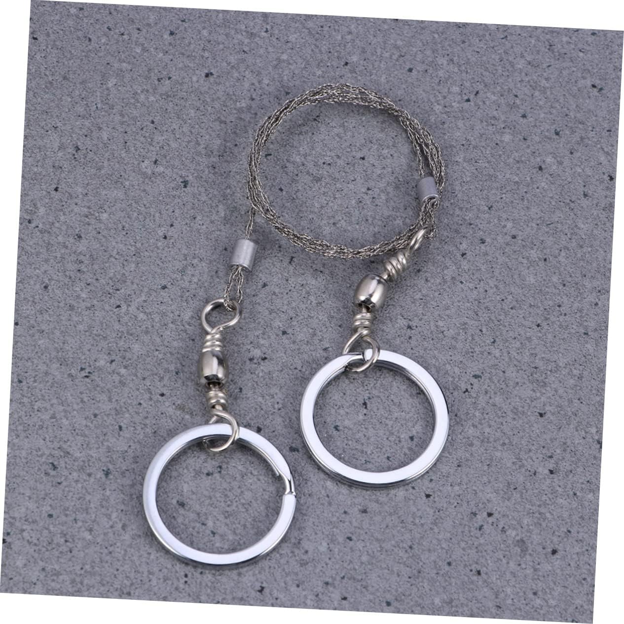 SUPVOX Wire Cable Mini Hacksaw Pull Ring Flexible and Lightweight for Cutting Camping Exploring