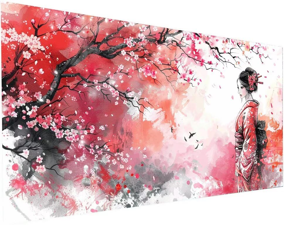 Broderie Diamant kit Complet Paysage - Toile Géante 90x180 cm Haute Qualité
