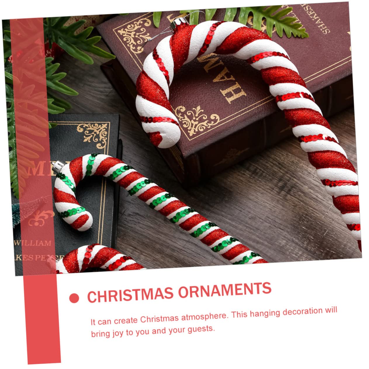 Cabilock 3 Juegos Colgante De Árbol De Navidad De Nieve Soportes Navideños Decoración De Dulces De Jengibre Guirnalda Pegatinas Adornos De Decoración Navideña 6 Piezas * 3