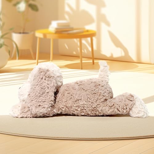 Miniatura 2 de Animales de peluche, adorables juguetes de peluche de 16.5 pulgadas, suave y cómodo, regalo para niños, beigegris
