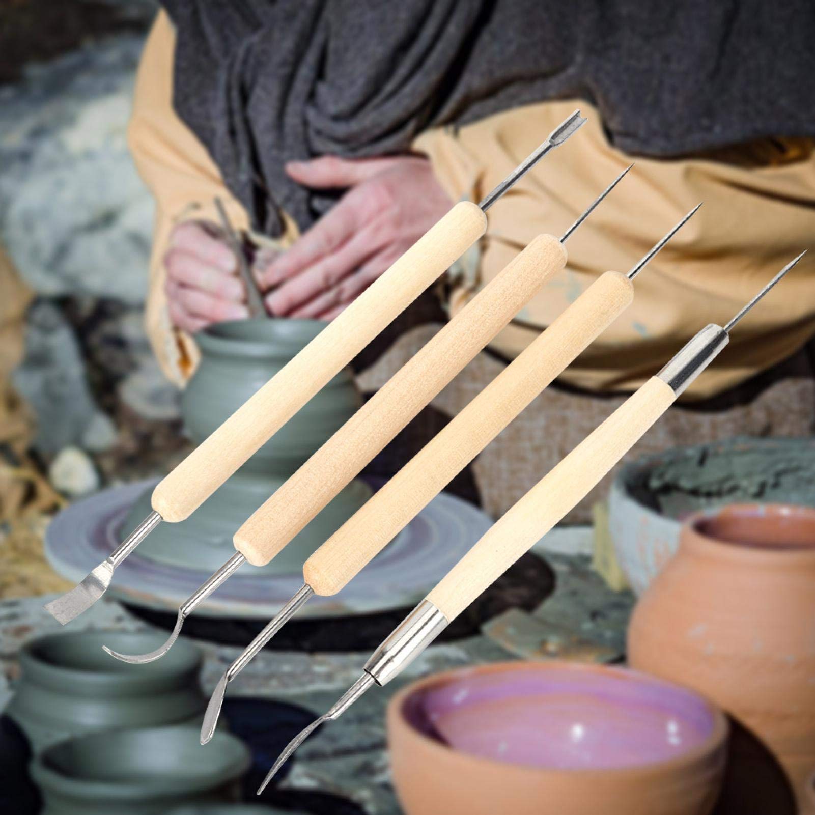 LOT DE 10 Outils De Modélisation D'argile En Plastique Pour Kit De