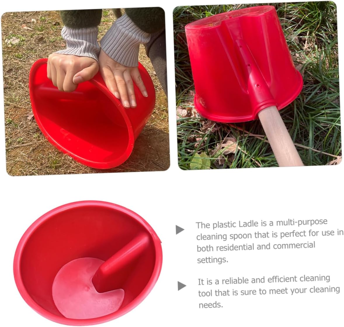 SUPVOX Garden Watering Ladle Extra Long Handle Scoop for Gardening Simple Water Ladle Scoop for Household Use