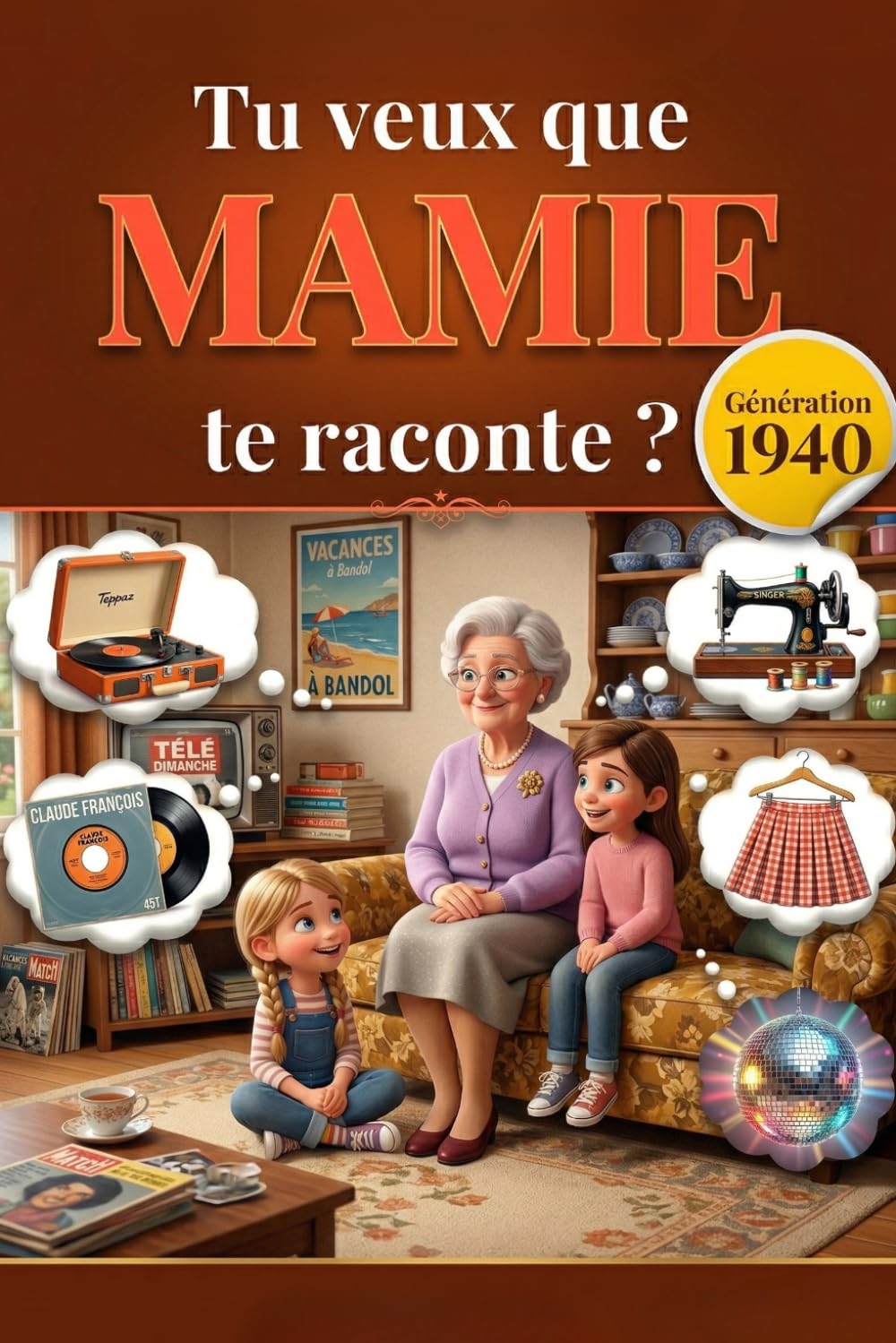 Tu veux que Mamie te raconte ?: Livre de souvenirs et mémoires pour Mamie — Récit de vie, nostalgie et transmission familiale