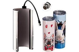 GO2CRAFT 4 Pin Male Connector Tumbler Heat Press Attachment