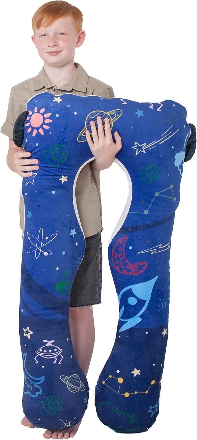MAKOSAS Children’s Comfort Pillow 4-12 Years | Ergonomic U-Shape Pillow | Made in Europe | Junior Pillow (Astronaut) MAKOSAS Children’s Comfort Pillow 4-12 Years | Ergonomic U-Shape Pillow | Made in Europe | Junior Pillow (Astronaut)
