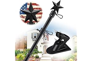 5ft Flag Pole Holder for House with Bracket