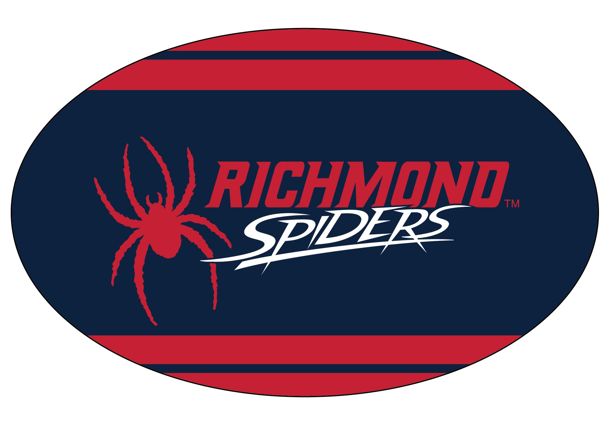 Richmond Spiders Oval Magnet Officially Licensed Collegiate Product