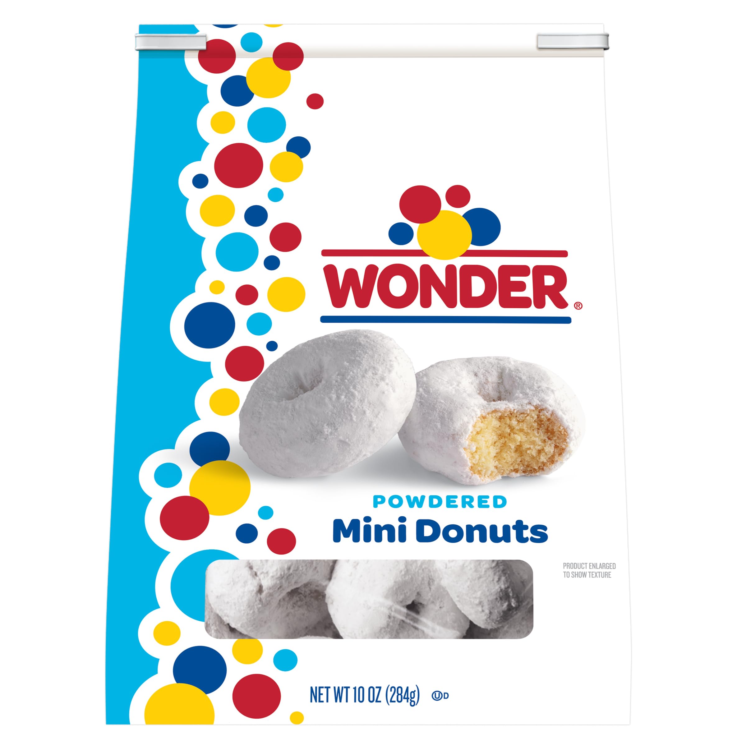 Wonder Powdered Mini Donuts, Shareable Powdered Donuts, 10 oz Bag — grocery & food deal