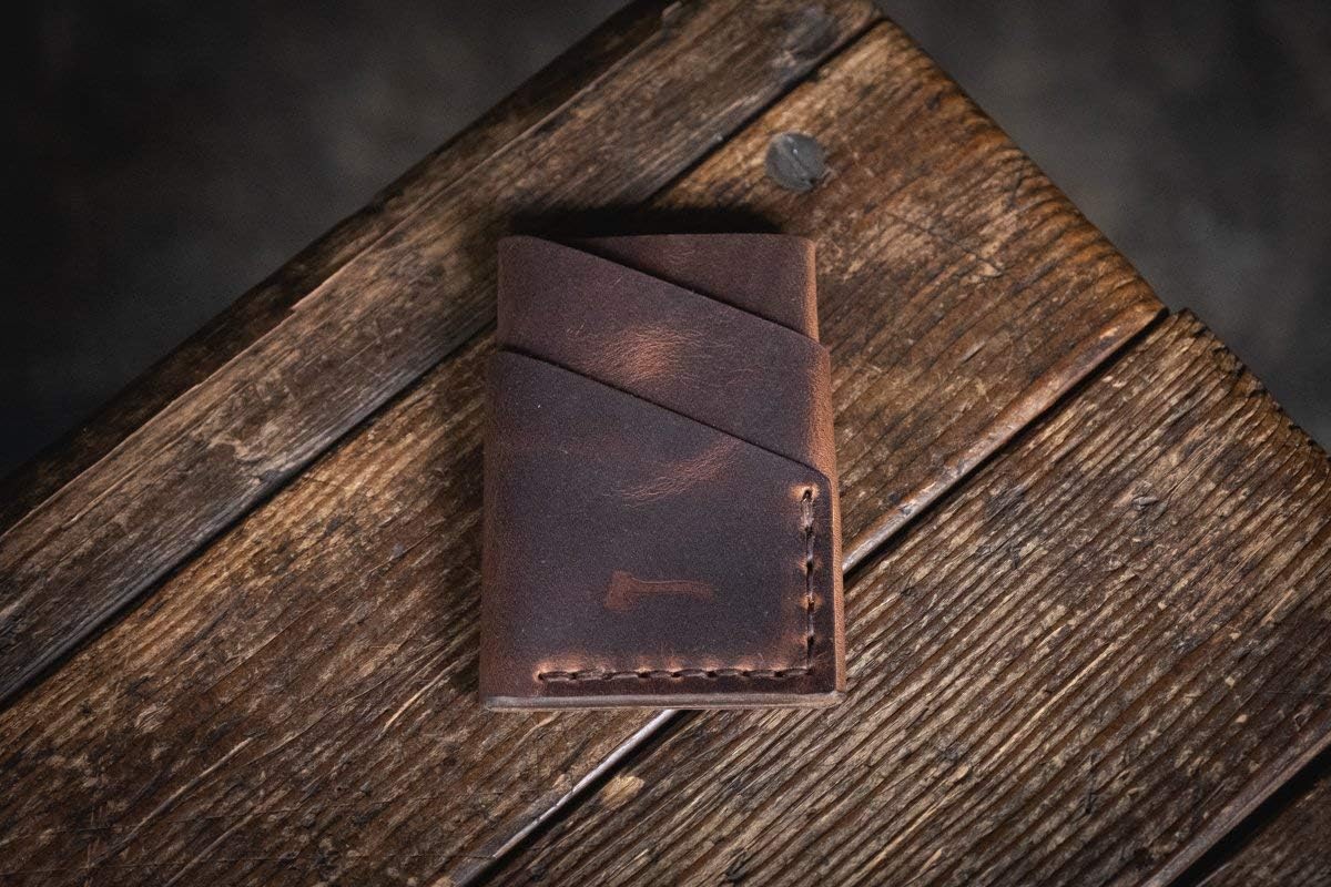 Port Wallet, Handmade Minimal Leather Card Wallet by Craft and Lore