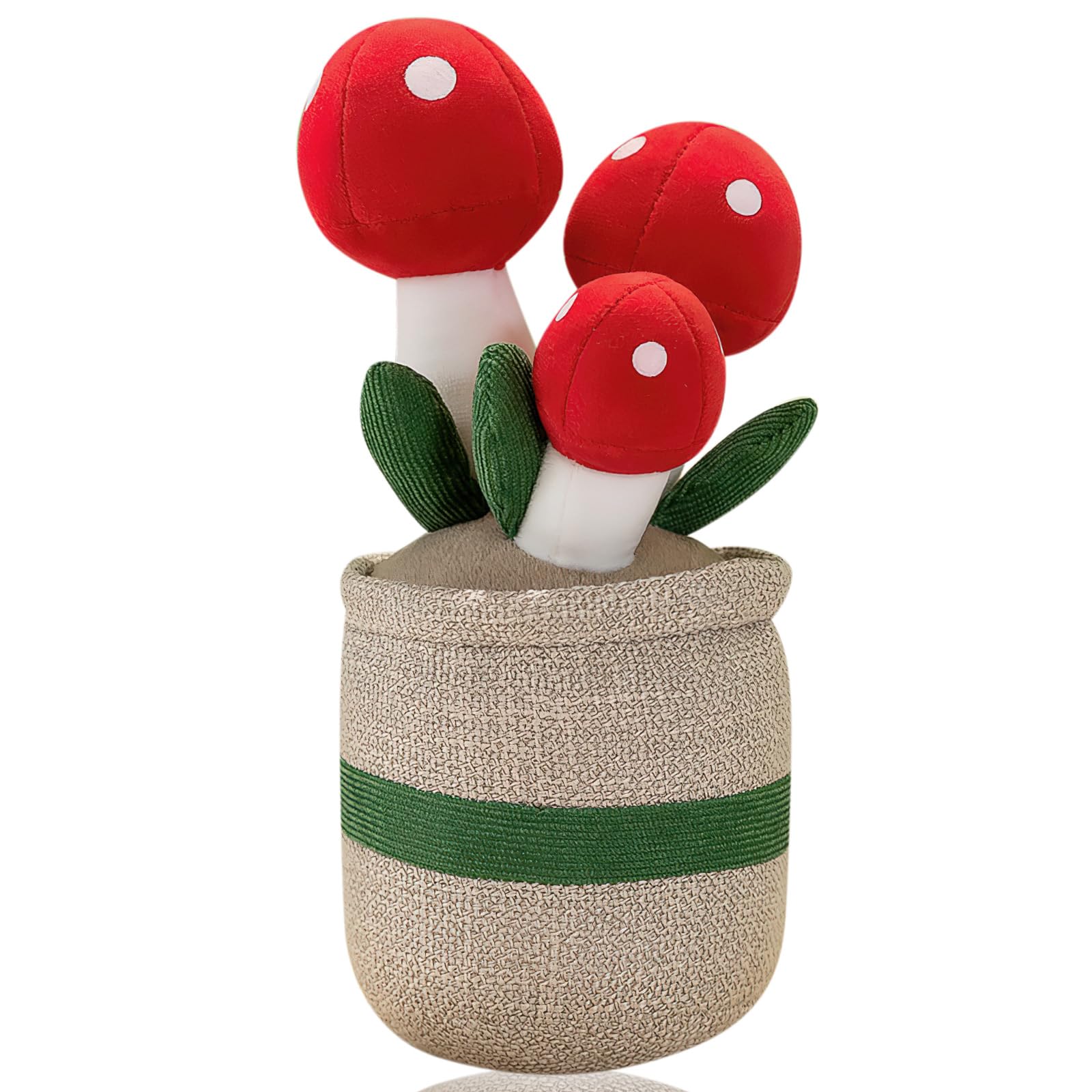 XIMEY Plantas de Peluche, Peluche Planta, Suculenta Artificial, Decoración de Maceta, Muñeca de Juguete para Niños y Bebés, Suave y Lavable, Regalo de Cumpleaños 20 cm (Rosas) — view 8