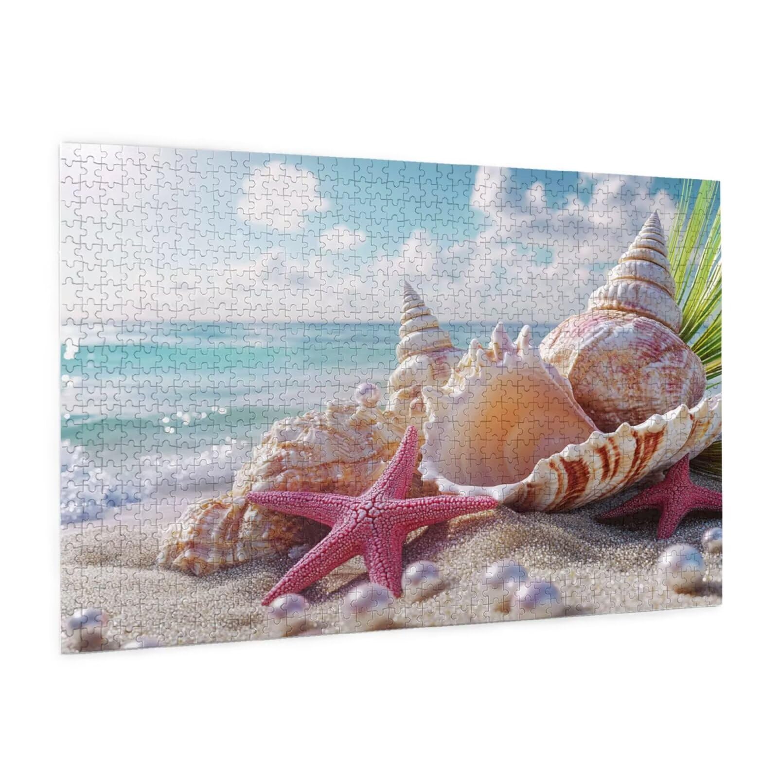 Puzzle plażowe, 6000 elementów, tuleja, puzzle dla dorosłych, z pudełkiem na prezent, "zrób to sam", duże drewniane puzzle dla dorosłych, gra zręcznościowa dla całej rodziny, prezenty dla kobiet, 105