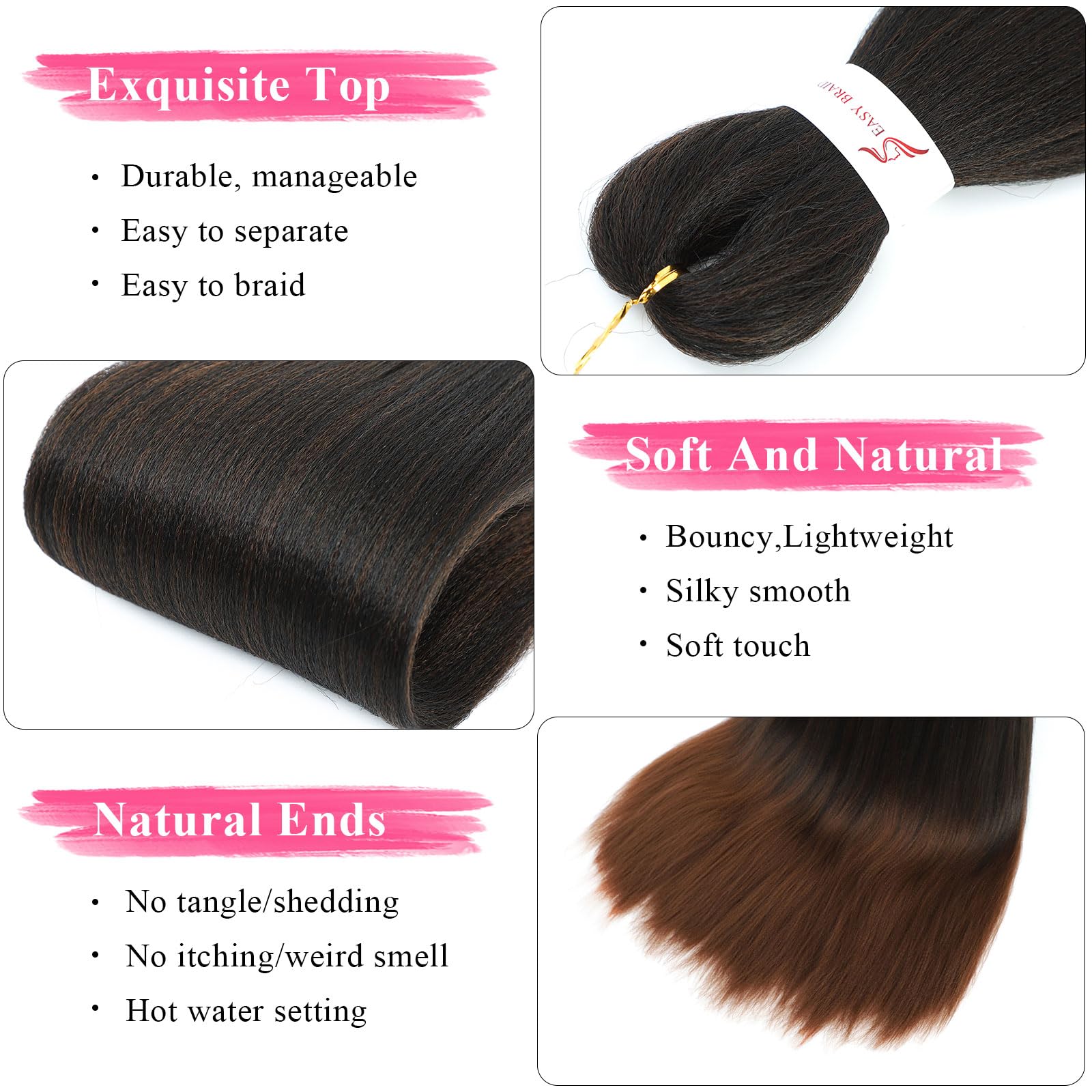 Easy Braid Pre stretched Braiding Hair Extensions - Image 4