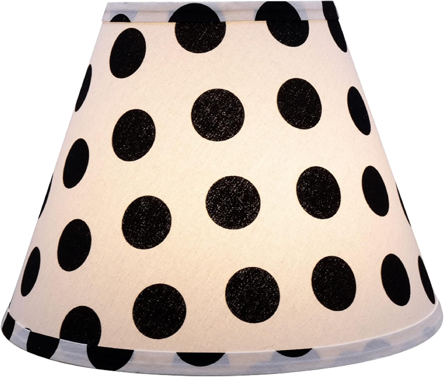 Aspen Creative 32621 Transitional Empire Shape Spider Construction Lamp Shade in Off White, 6" Top x 12" Bottom x 9" Slant Height