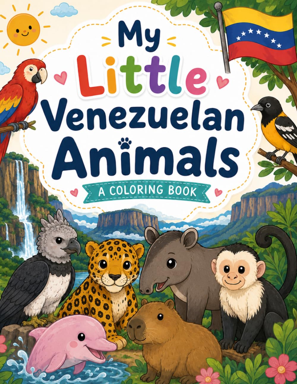 My Little Venezuelan Animals: A Coloring Book (My Little Coloring Books)