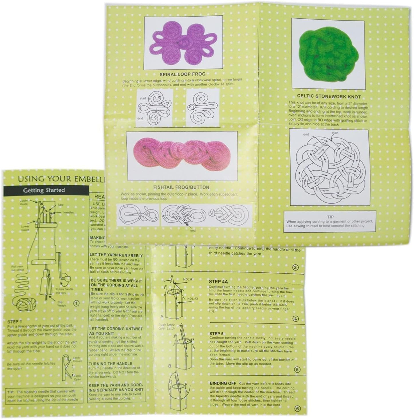 Gdiojnfg Knitted Wire Art Kit, Knitting Mill, French Knitting Machine, Household Hand Spool Knitter, Portable Yarn Weaver for Creative Knit Activities, Home Craft Tool for Kids, Adults, Beginners