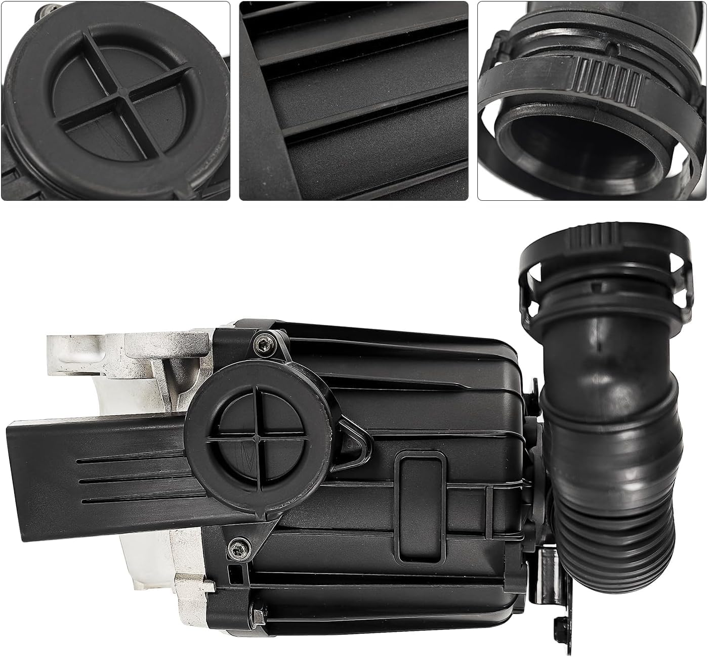 Crankcase Ventilation Separator FIT Freightliner with Detroit DD13/DD15 & Mack MP8 Engines (2010-2024), Compatible with A4720102362, A4720104262, A4720102862, A4720105262, 641350, A4720106662