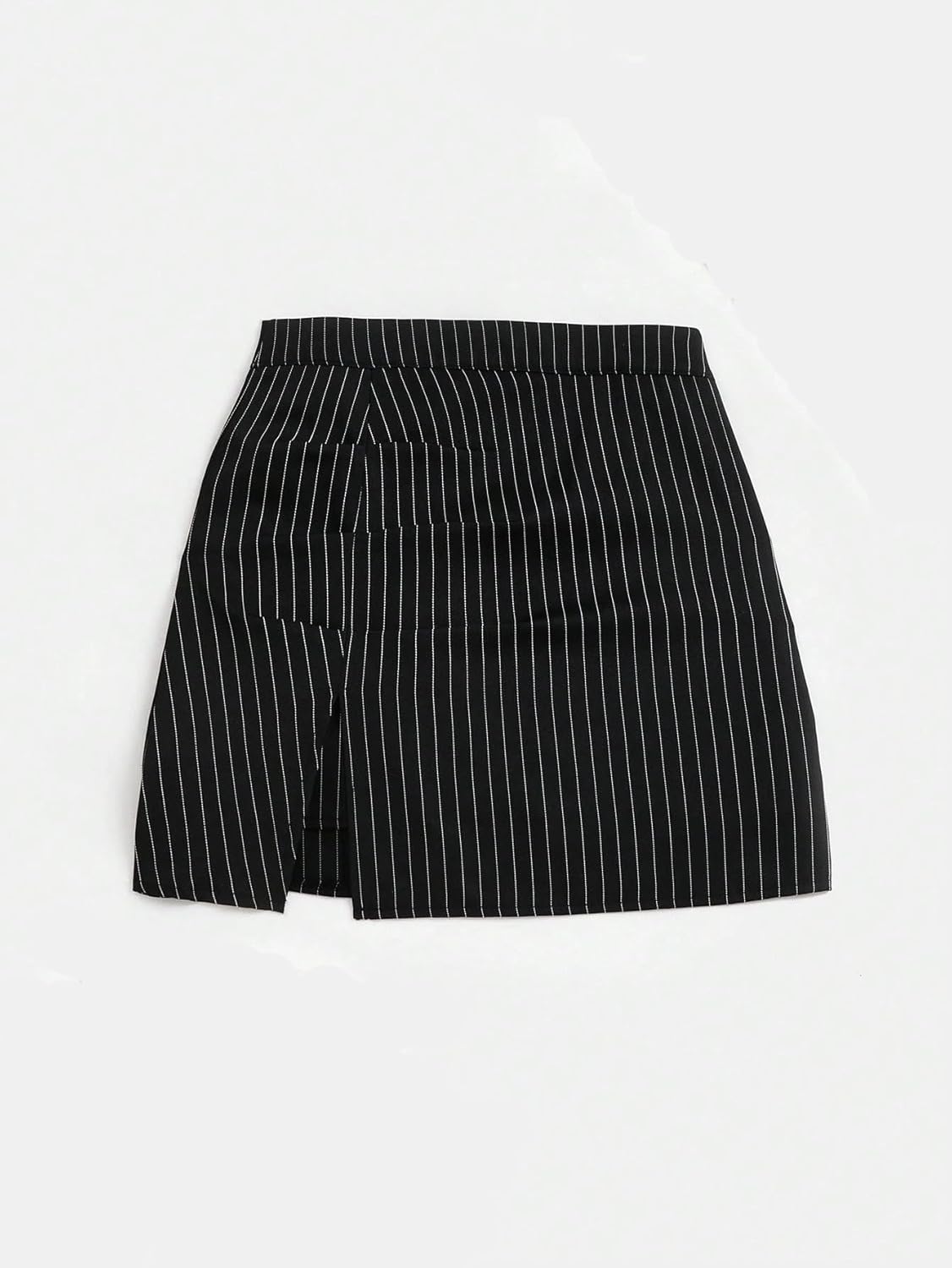 Women's Striped Low-Rise Mini Skort - Casual Flared A-Line Skirt for Summer Clubwear