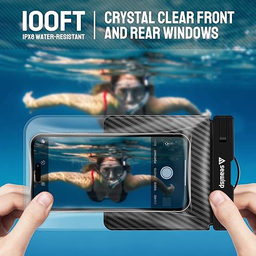 Miniatura 5 de Funda universal impermeable para teléfono doble espacio para iPhone 14 13 12 11 Pro Max XS Max XR X 8 Plus Galaxy S23 S22 Ultra, se adapta a todos