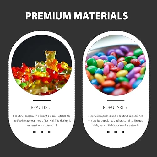 Miniatura 7 de Healeved Caja de galletas con chispas de chocolate Latas pequeñas para galletas de Navidad Latas para galletas pequeñas Tarro de galletas Latas con