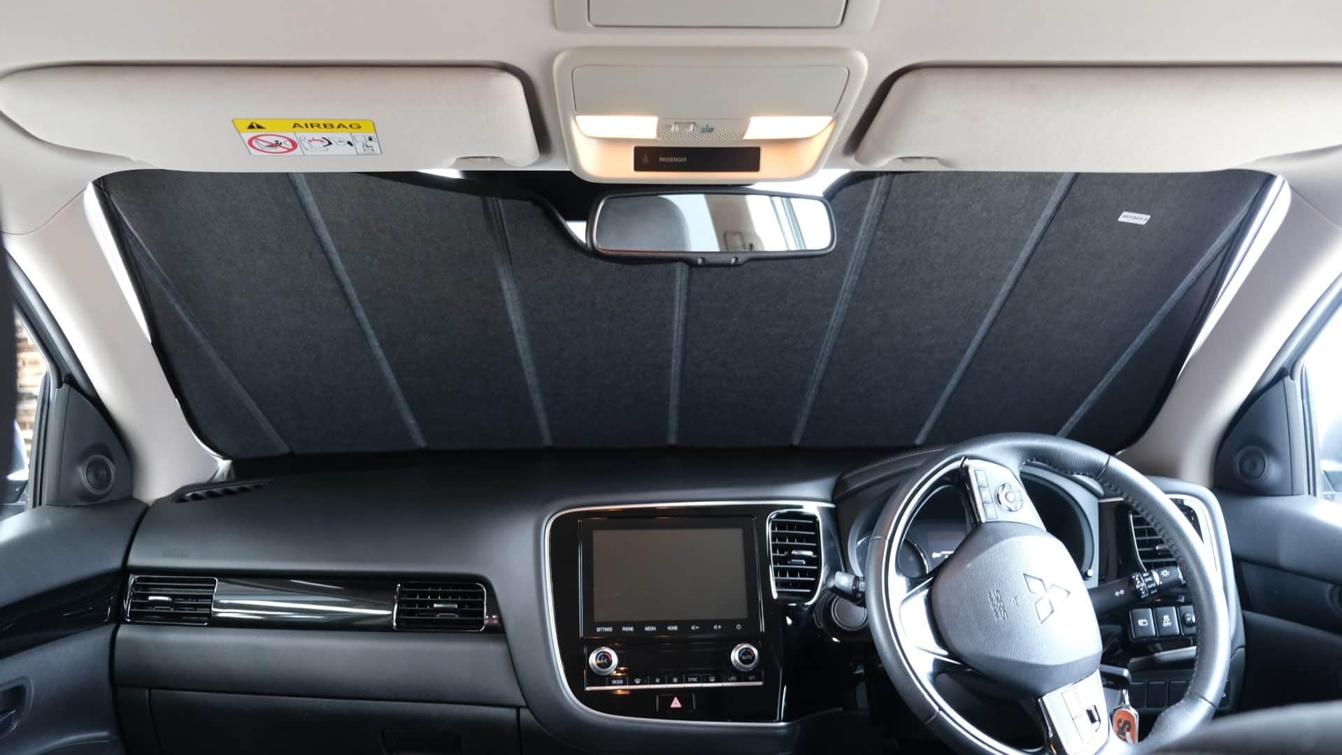 SNAPSHADES Osłona przeciwsłoneczna na przednią szybę do Mitsubishi Outlander 3. generacji (bez radaru) (2012-2021)