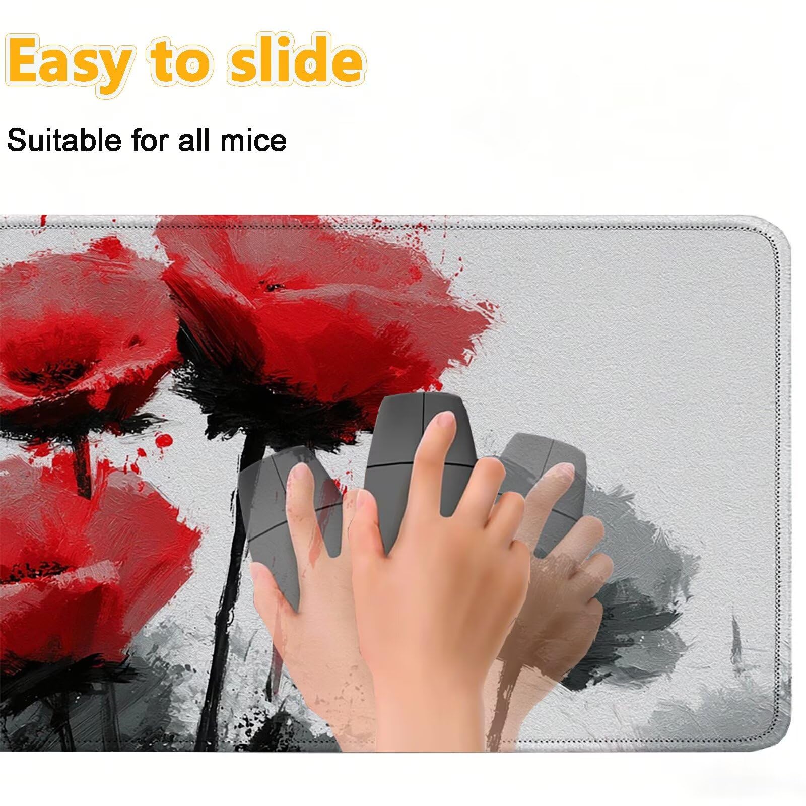Tappetino Mouse 900x450mm | Superficie Ultra-Liscia, pianta 0-z676