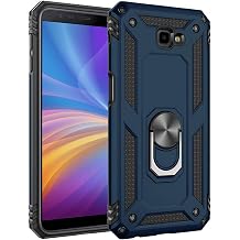 Microsonic Samsung Galaxy J4 Core i in K l f Military Ring Holder Lacivert [Galaxy J4 Core ile Uyumlu K l f - Lacivert]