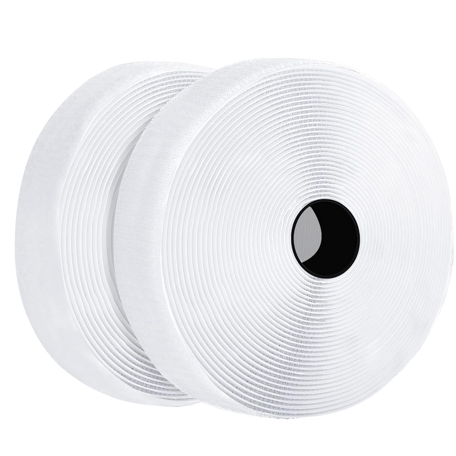 Bande Agrippantes Adhésives Ruban Scratch Autocollant Moustiquaire Hook Loop Rouleau 8m x 2 Blanc