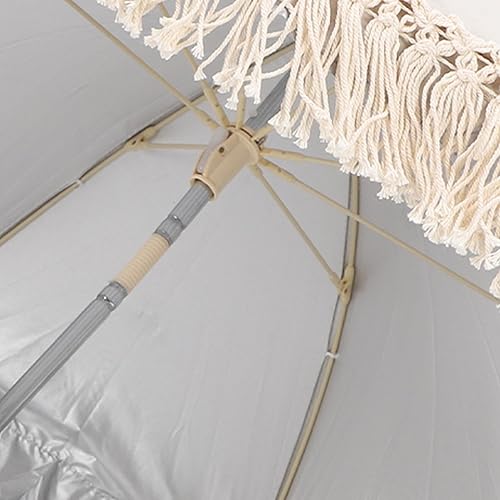 Miniatura 9 de Sombrilla para bebé al aire libre, sombrilla con abrazadera ajustable, sombrilla para niños pequeños para silla de ruedas, silla de playa,