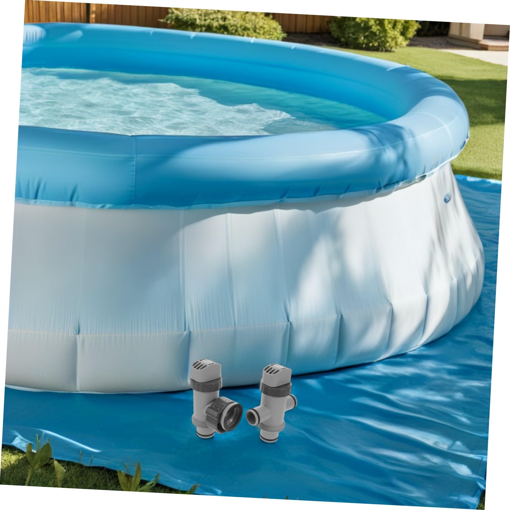 Abaodam Válvula De Manguera De Piscina para Flujo De Agua Válvula De Émbolo para Mantenimiento De Manguera De Piscina