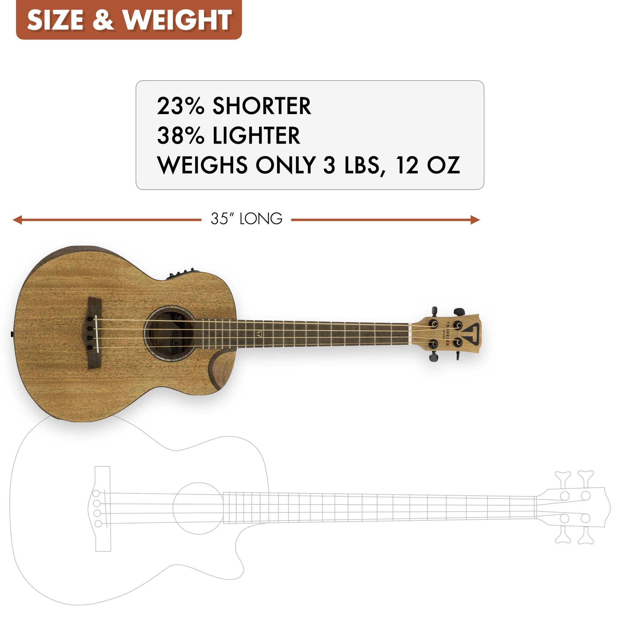 Amazon | TRAVELER GUITAR トラベラーギター エレアコベース Redlands