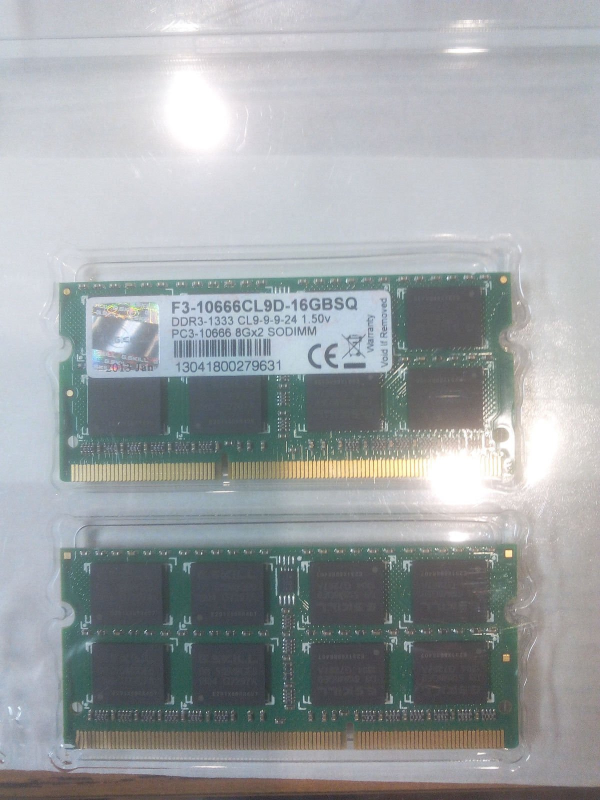 G.Skill MTXtec - Memoria RAM DDR3 (16 GB, 1333 MHz, 204 Pines, CL9, 2 módulos de 8 GB)